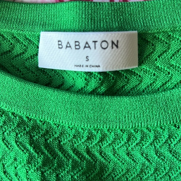 BABATON Aritzia Pointelle Crop Tank - Picture 3 of 3